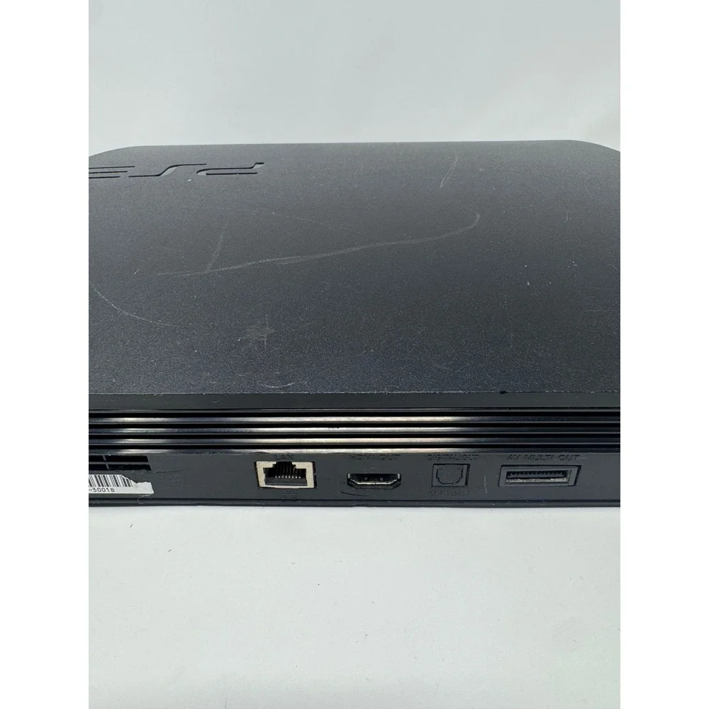 Sony PlayStation 3 PS3 Slim 320GB Charcoal Black Console CECH-3001B - For Parts